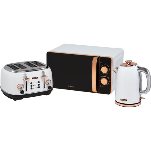 Tower AOBUNDLE011 Breakfast Set - White