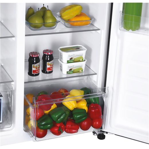 Candy American Fridge Freezer - Black - Close up drawer shot