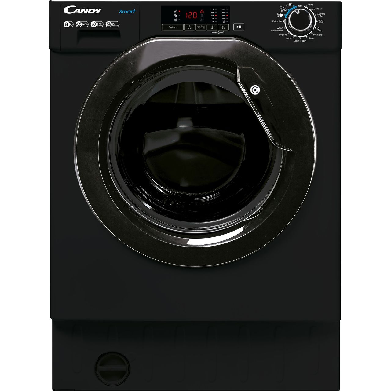 Candy CBW48D1BBE/1 Integrated 8Kg Washing Machine With 1400 Rpm Reviews ...