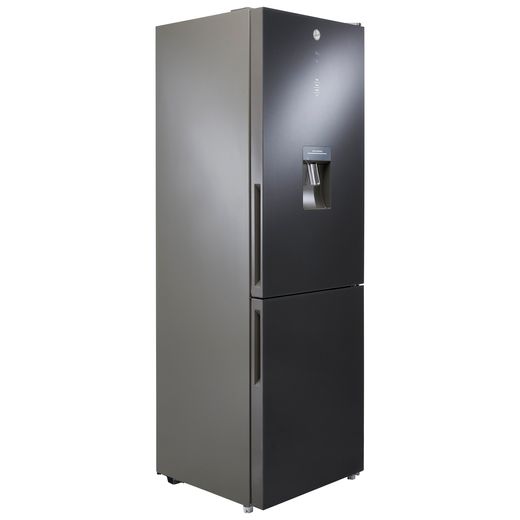 Hoover H-FRIDGE 500 HFDG6182MANWDN 70/30 Frost Free Fridge Freezer - Graphite Glass - F Rated