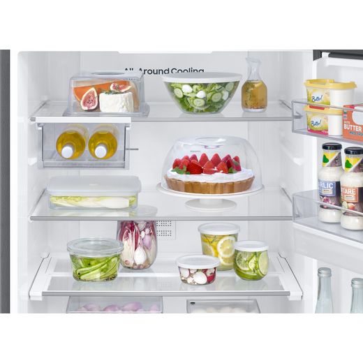 Samsung RB50DG632ES9EU American Fridge Freezer Silver - Close up shot