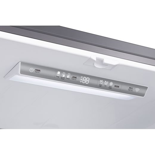 Hisense American Fridge Freezer - Stainless Steel - Control panel
