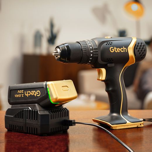 Gtech 1-12-028 Tool Black / Gold - Drill on tabel shot 