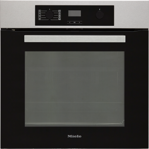 Miele H2267-1BP Built In Electric Single Oven - Clean Steel - A+ Rated