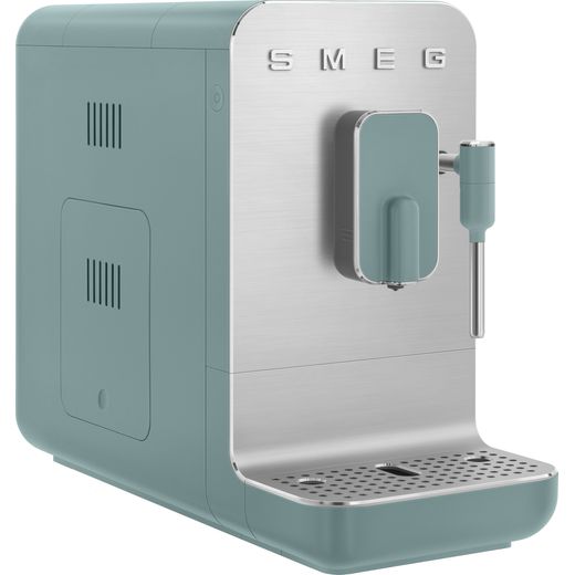 Smeg BCC12EGMUK Coffee Machines Green - Right perpsective shot