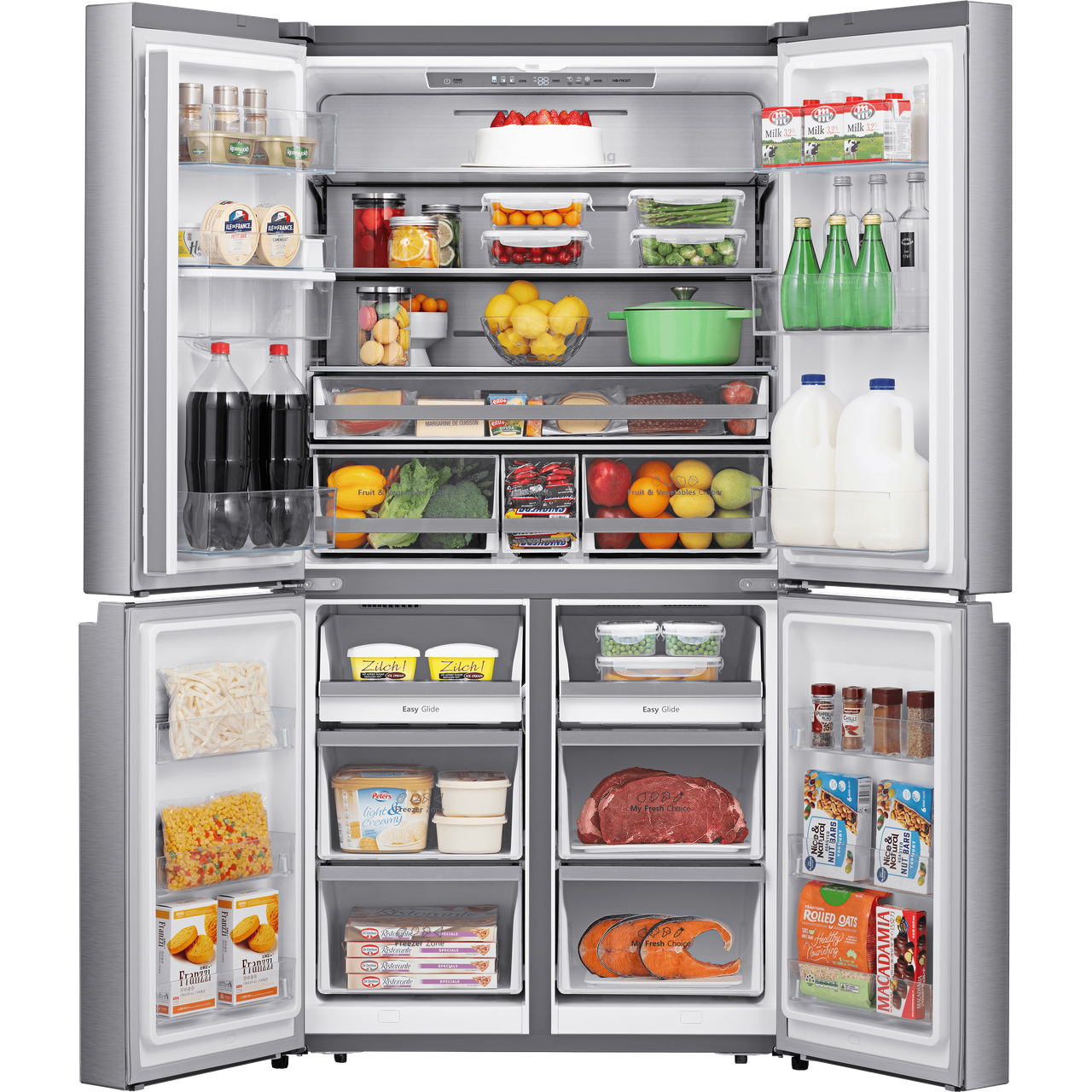 Rq758n4swi1 Hisense American Fridge Freezer Ao Com