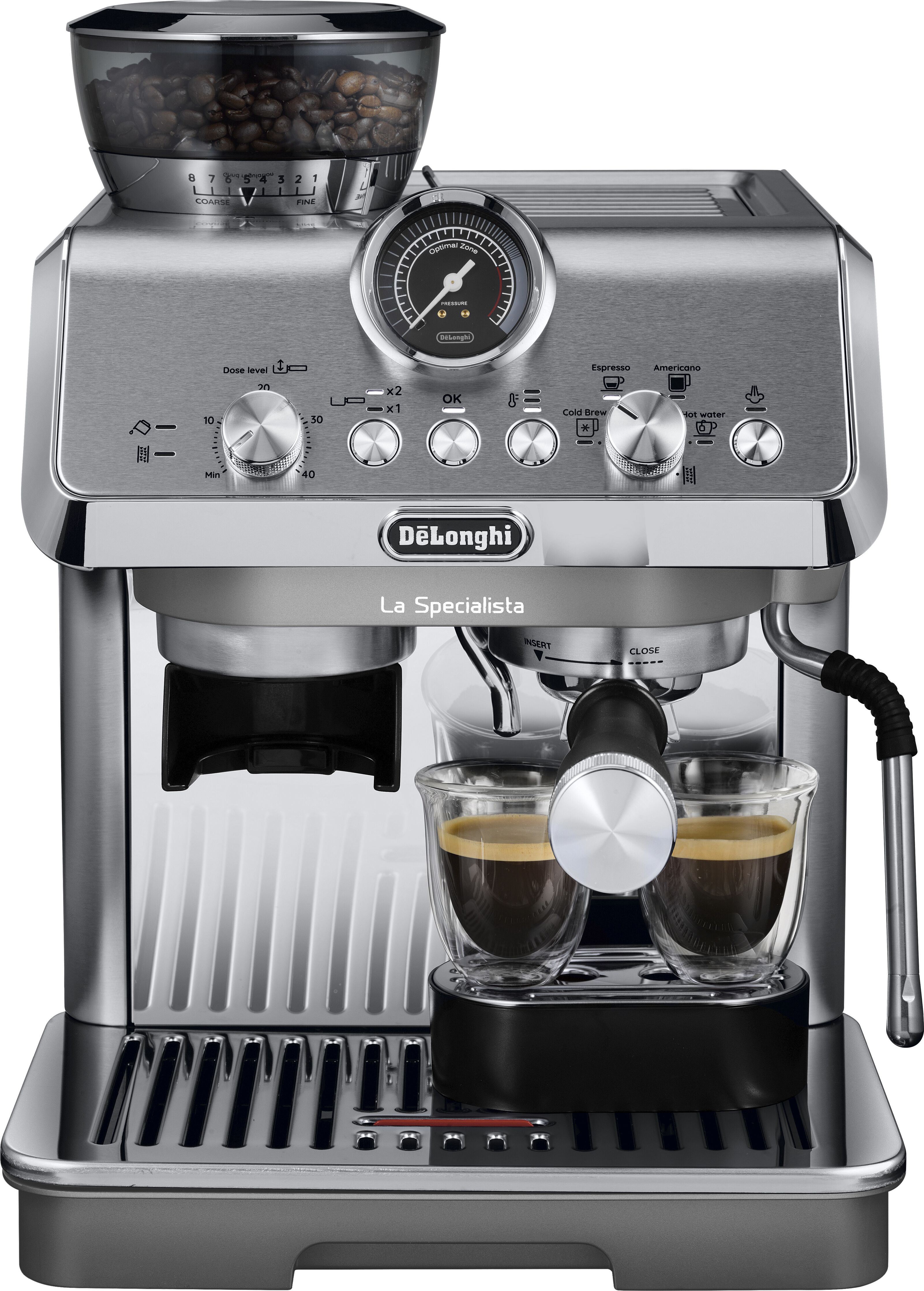 Image of De'Longhi La Specialista Arte Evo EC9255.M Bean to Cup Coffee Machine - Silver, Silver