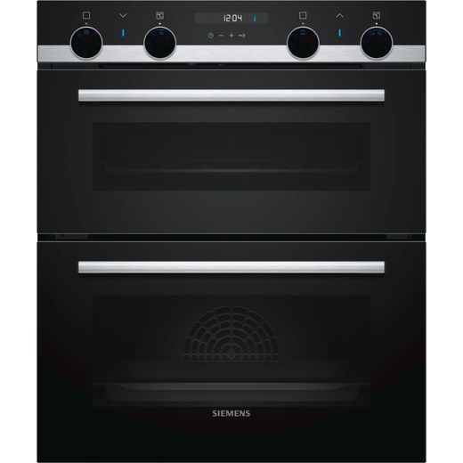 Siemens IQ-500 NB535ABS0B Built Under Electric Double Oven - Stainless Steel