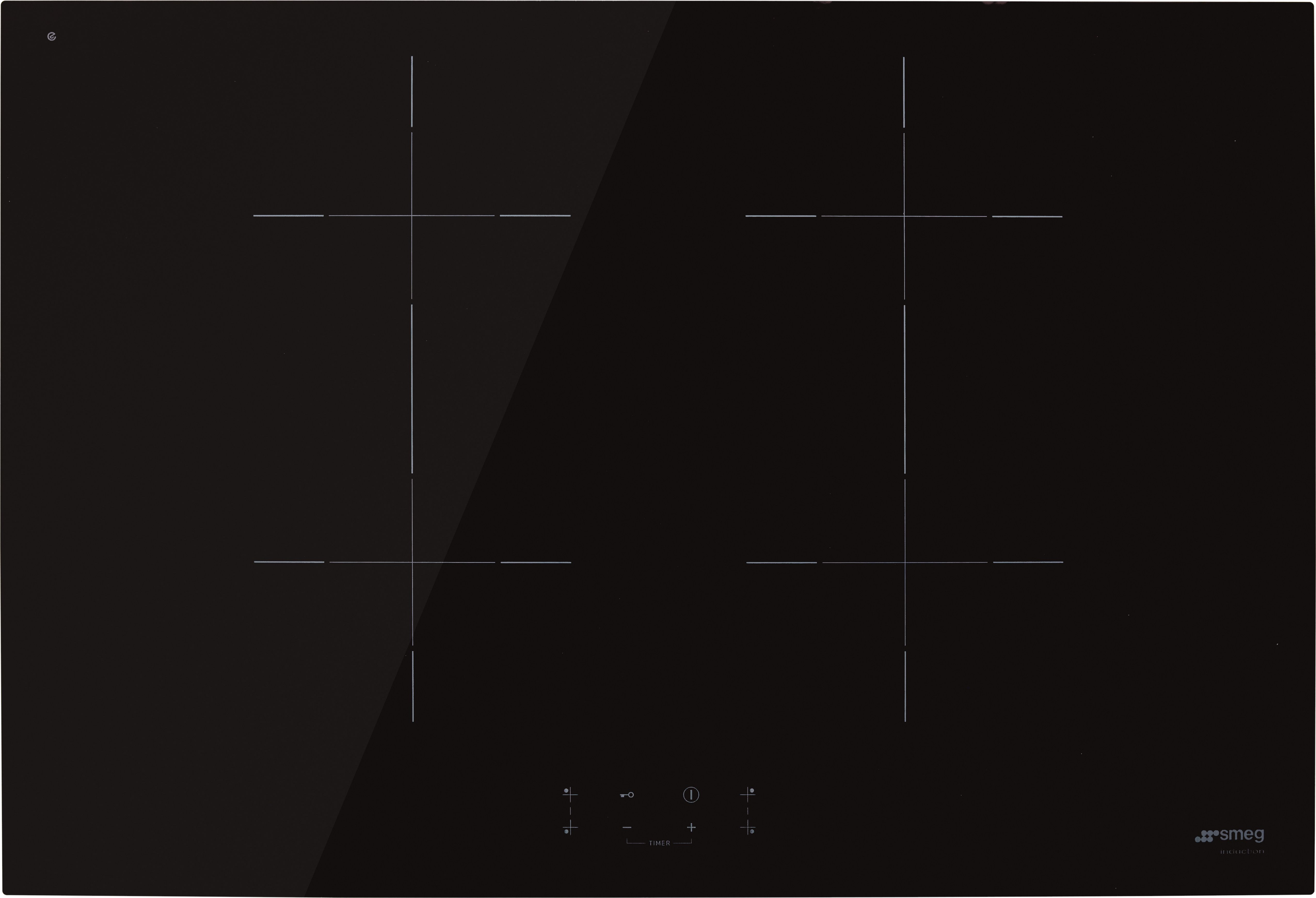 Smeg SIB2741D Induction Hob - Black, Black