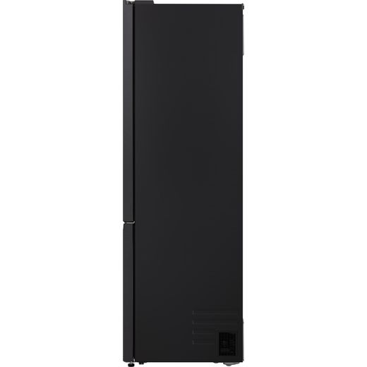 LG NatureFRESH™ GBBS524CEV 203cm No Frost Fridge Freezer - Black Steel - Side shot