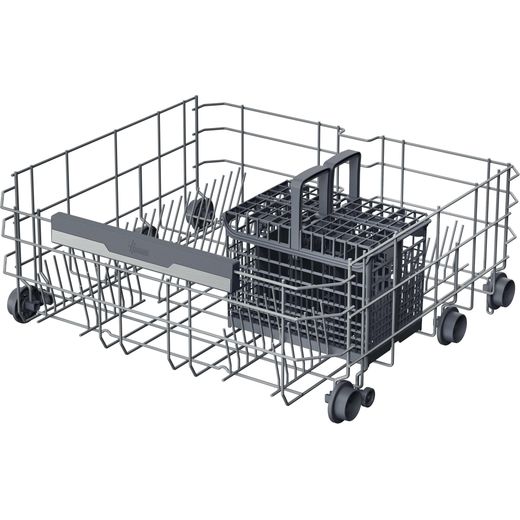Hoover H-DISH 500 Fully Integrated Standard Dishwasher - Silver - left basket perpsective shot