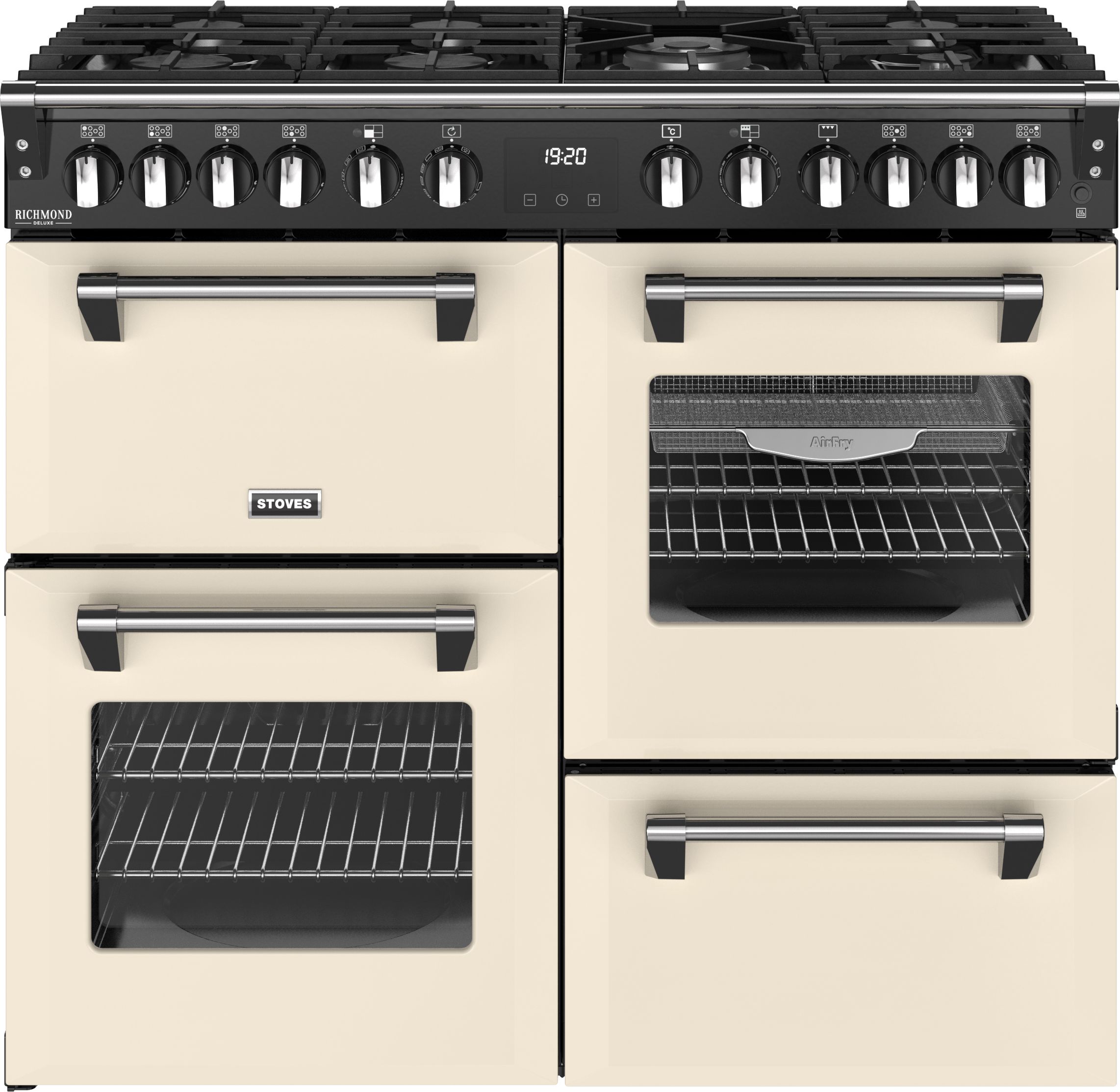Stoves Richmond 100cm Dual Fuel Range Cooker - Cream