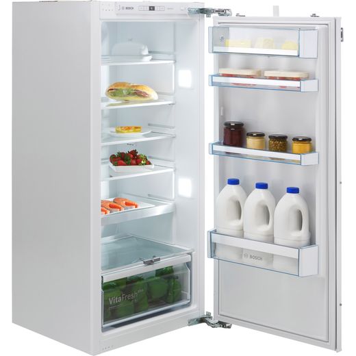 Bosch Serie 6 KIR41AFF0 Integrated Upright Fridge - Fixed Door Fixing Kit - White - F Rated