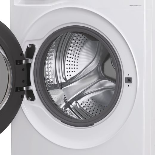 Hoover Pro Wash Series 5 HBP 413BL8-80 13kg Washing Machine with 1400 rpm - White - Close up drum shot 