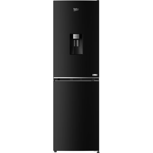 Beko CNE4581DVB 181cm 60/40 Frost Free Fridge Freezer - Black - front shot 