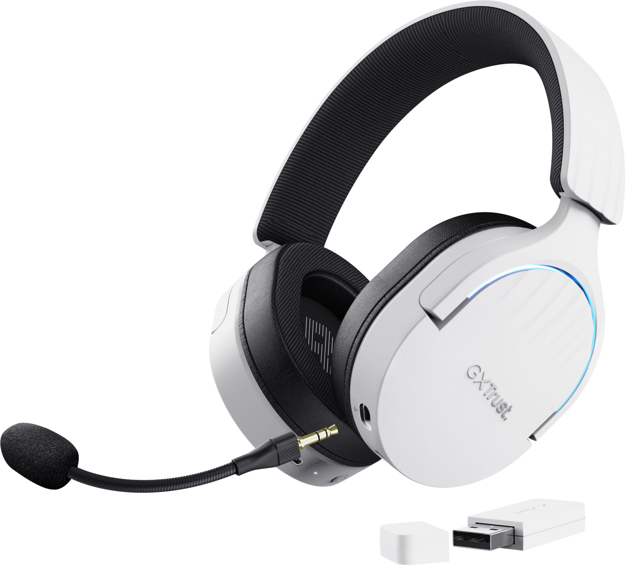 Trust GXT 491 Fayzo Wireless Gaming Headset For Nintendo Switch,PC,PlayStation 4,PlayStation 5,Playstation 3,Wii,Xbox 360,Xbox One,Xbox One S,Xbox S - White, White