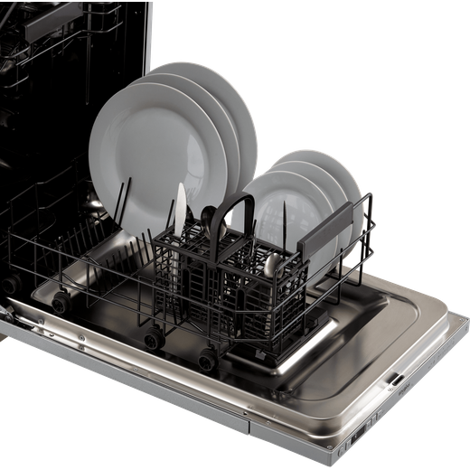 Whirlpool Fully Integrated Slimline Dishwasher - Stainless Steel Control Panel