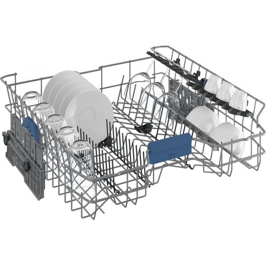 Beko Standard Dishwasher - Black - Right basket perspective shot