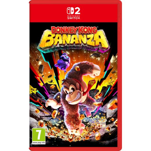Nintendo Switch 2 256GB with Donkey Kong + Camera - Black - Game pack shot