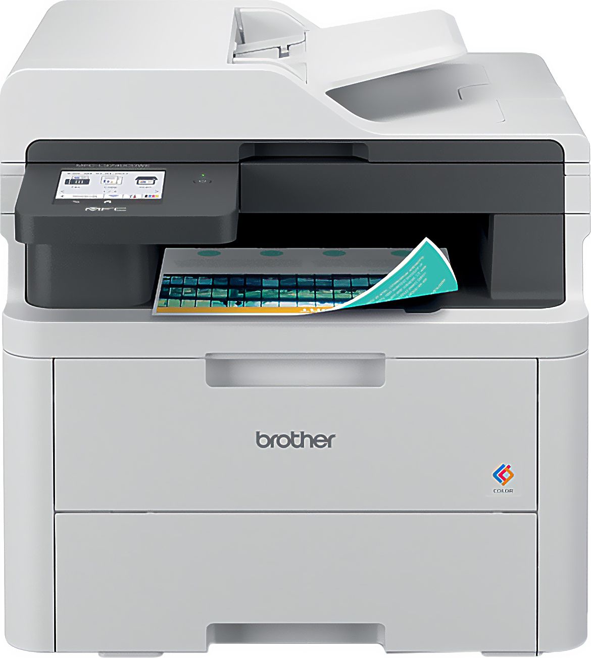 Brother MFC-L3740CDW EcoPro Wireless Laser Printer - White, White