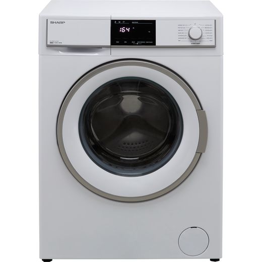 Sharp ES-HFB0143WD-EN 10Kg Washing Machine with 1400 rpm - White - D Rated