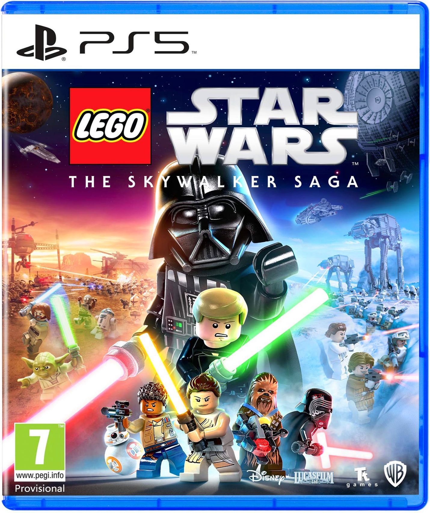 Photos - Construction Toy LEGO Star Wars: The Skywalker Saga for PlayStation 5, White P5REAAWAR22947