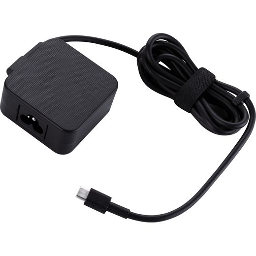 ASUS 65W USB-C Adapter power adapter - Black - front shot 