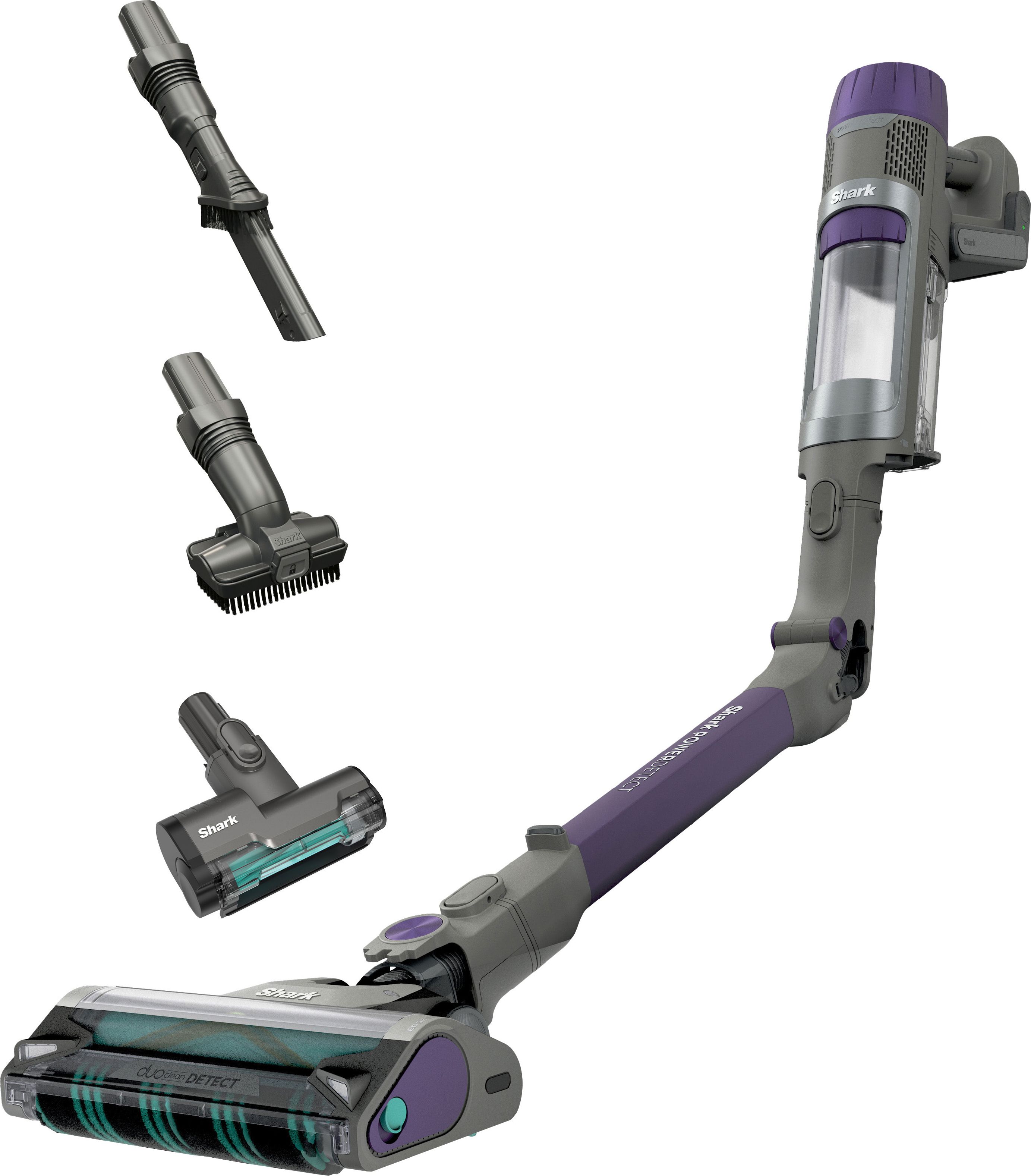 Image of Shark PowerDetect Pet Cordless Vacuum Cleaner with up to 70 Minutes Run Time - White / Java Grey - IP1251UKT, White / Java Grey