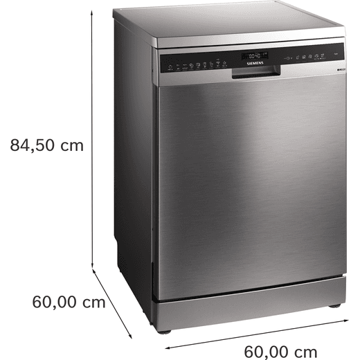 NEFF Standard Dishwasher - Brushed Steel - Dimensions