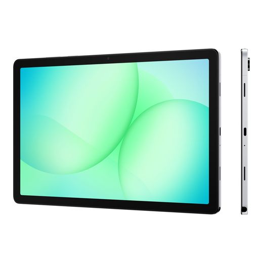 Samsung Galaxy Tab A11+ 11" 128GB WiFi Tablet - Silver - left perspective shot