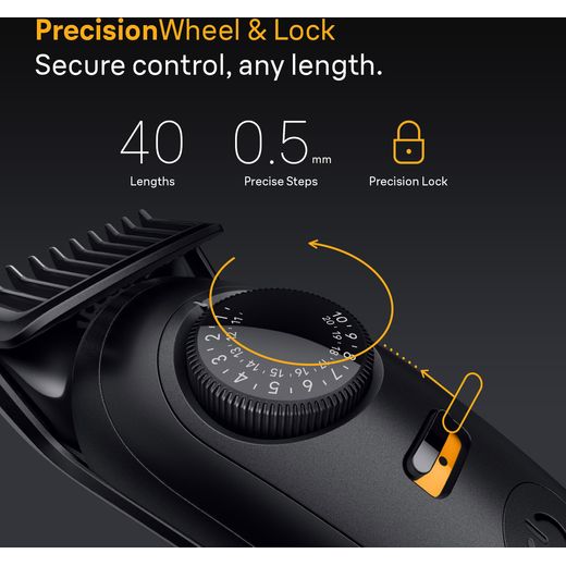 Braun Series 5 Mens Shaver - Black - Annotation - Precision wheel shot
