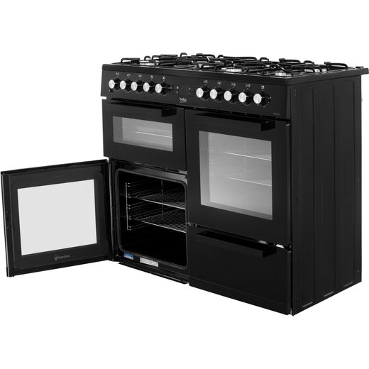 Beko KDVF100K 100cm Dual Fuel Range Cooker - Black