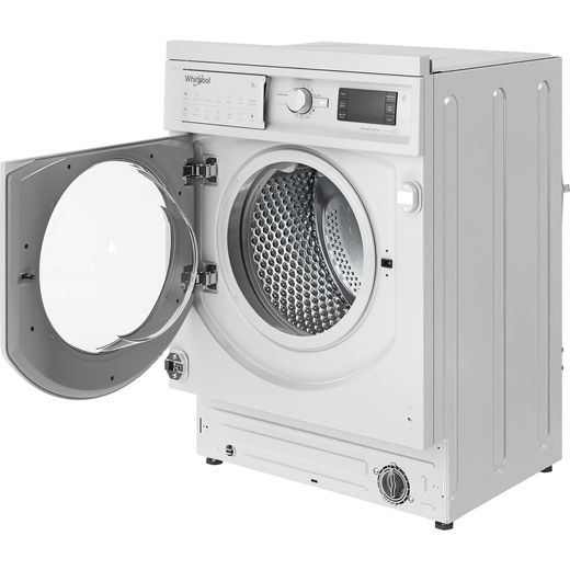 Whirlpool BIWMWG91485UK 9kg Washing Machine with 1400 rpm - White - Door open