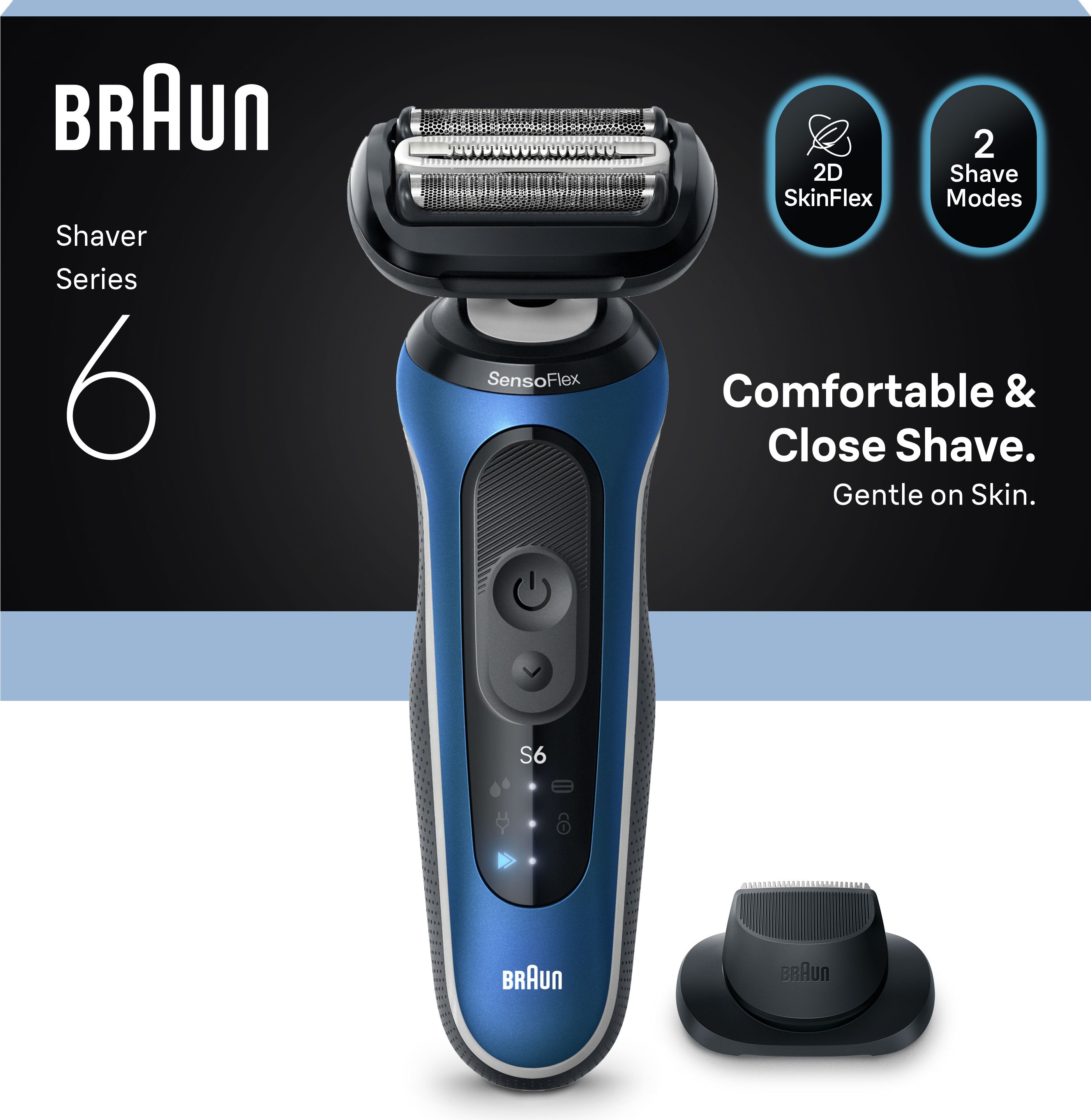 Braun Series 6 Men's Foil Shaver - Blue