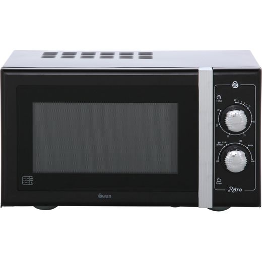 Swan Retro SM22070BN Microwave - Black