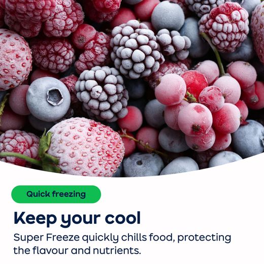 Hoover H-FRIDGE 700 MAXI American Fridge Freezer - Inox - AO Annotation - Super-Freeze