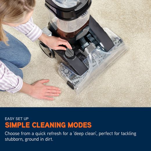 Vax Platinum Power Max ECB1SPV1 Carpet Cleaner - Annotation -  Simple cleaning modes shot