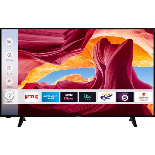 Techwood 50AO9UHD 50" Smart 4K Ultra HD TV With Dolby Vision and Works With Alexa