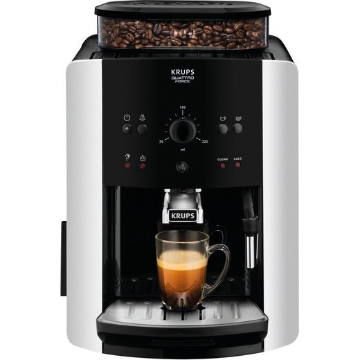 Krups EA811840 Bean to Cup Coffee Machine - Silver