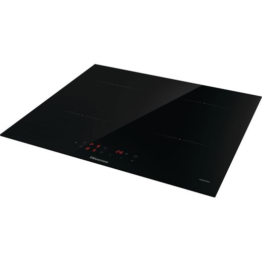 Hisense HIA64UK 59cm Induction Hob - Black - ELft persctive shot