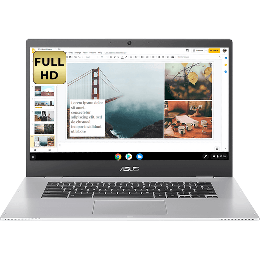 Asus CX1500CKA-EJ0014 15.6" Chromebook Laptop - Silver