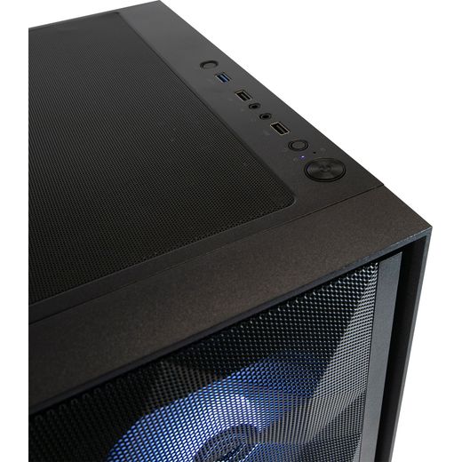 CyberPowerPC AO22220 Gaming PC - NVIDIA® GeForce RTX™ 3050, AMD Ryzen™ 5, 500GB SSD - Black - Control panel shot