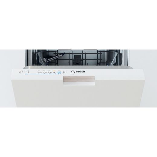 Indesit Fully Integrated Slimline Dishwasher - White Control Panel - Control panel shot