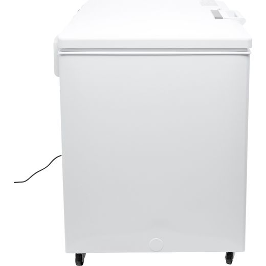 Haier HCE420EK Chest Freezer - White - Side shot