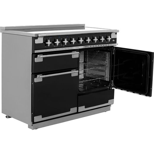 Rangemaster Elise ELS110EIGB 110cm Electric Range Cooker with Induction Hob - Black