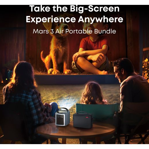 Nebula by Anker Mars 3 Air 1080p Laser Projector with Carry Case - Black - Annotation - Big screen anywhere shot
