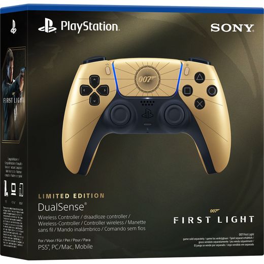 PlayStation DualSense Wireless Controller Wireless Controller For PlayStation 5,Android,Mac,PC,iOS - Black / Gold - Box shot