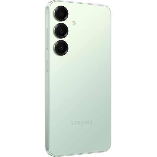 Samsung Galaxy S25 128GB Smartphone in Mint - Back right perspective