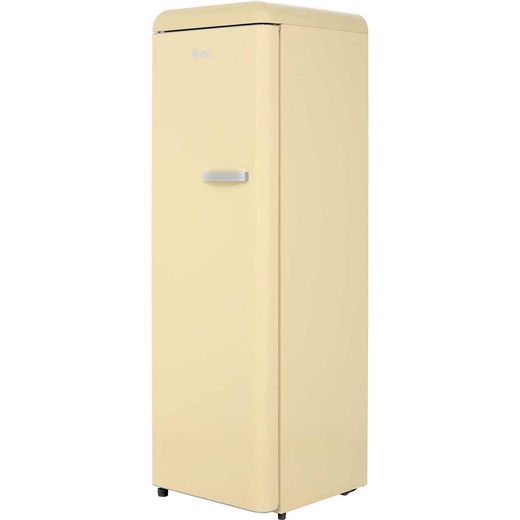Swan SR11040CN Upright Freezer - Cream - F Rated