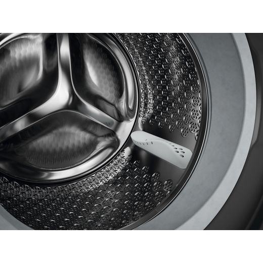 AEG LFO7114AU4B Washing Machine with 1400 rpm - Anthracite - close up drum shot